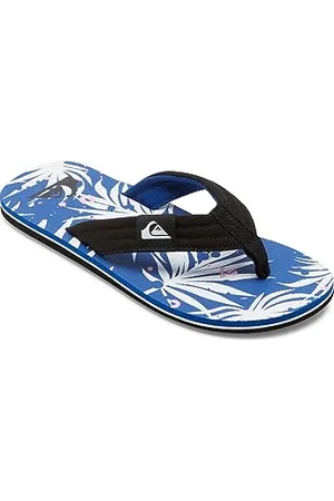 Quiksilver Molokai Layback II, Sandali Uomo, Nero, Blu, Bianco, 39 EU