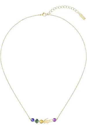 Lacoste Orecchini, Bracciale o Collana da donna Collezione DEVA in color oro giallo