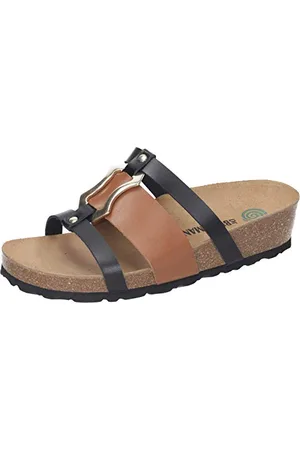 DR. BRINKMANN 700069-01, Sandali Bassi Donna, Negro, 37 EU