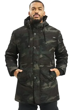 Brandit Grid Camo Parka, Uomo, , L