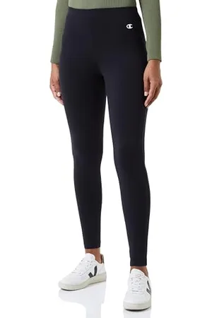 Champion Legacy Basics W-Cotton Lycra High-Waist Leggings, , XL Donna