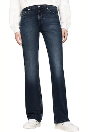 Tommy Hilfiger Donna Jeans Maddie Bootcut Fit, Blu ( Dark), 29W/28L