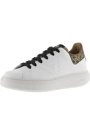 victoria Sneaker Milan Effetto Pelle & Retro in Stampa Animale & Logo Traforato 1263104 per Donna 40