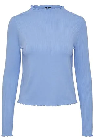 Pieces® Pcnicca LS Top Noos Maglietta a Maniche Lunghe, , M Donna