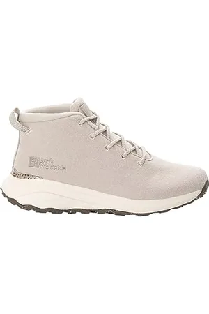 Jack Wolfskin Campfire Wool Mid W, Scarpe da Ginnastica Donna, Dusty Grey, 41 EU