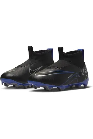 Nike JR Mercurial Superfly 9 Academy Black/Chrome-Hyper Roya, Scarpe da Ginnastica, , 38 EU