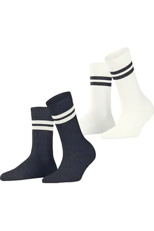 ESPRIT Tennis Stripe Multipack W So cotone fantasia confezione di 2 paia, Calzini Donna, , 35-38