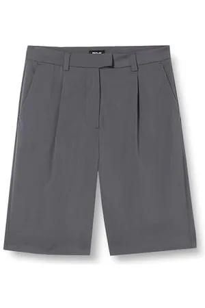 Replay W8089 Poly/Wool Stretch Plain Pantaloncini Bermuda, , 26W Donna