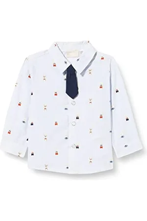 chicco T-shirt con maniche lunghe Bimbo 0-24, (Chiaro), 1 mese