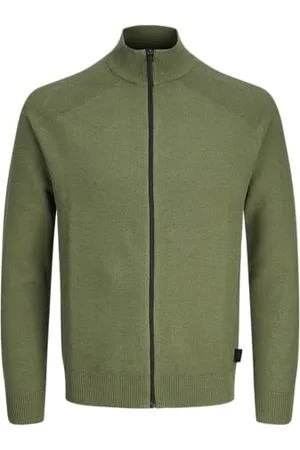JACK & JONES Jcotrack Knit Full Zip Maglione Cardigan, , S Uomo