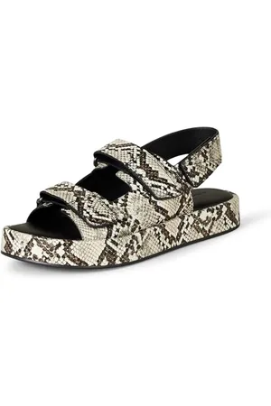 Amazon Sandalo con Plateau con 3 Cinturini Regolabili Donna, , 38.5 EU