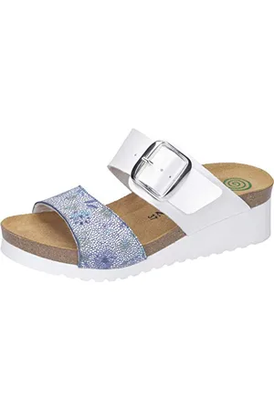 DR. BRINKMANN 700017-03, Sandali Bassi Donna, Blanco, 42 EU