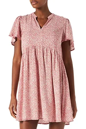ONLY JdY Jdystarr Life S/S-Abito con Scollo a V Vestito, , 46 Donna