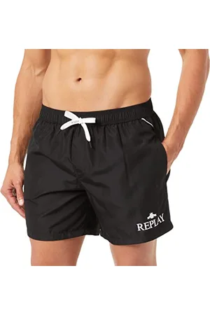 Replay Costume da Bagno da Uomo con Coulisse, (Black 098), XXL
