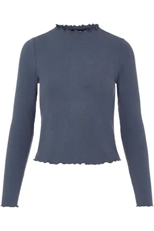 Pieces® Pcnicca LS Top Noos Maglietta a Maniche Lunghe, , S Donna