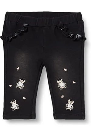chicco Pantaloni Effetto Denim Bimba 0-24, , 0-3 mesi
