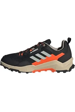 adidas Terrex AX4 Hiking Shoes, Scarpe da Trekking Uomo, Core Black/Wonder Silver/Orange, 41 1/3 EU
