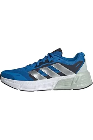 adidas Questar Shoes, Scarpe da Corsa Uomo, Bright Royal/Silver Metallic/Ink, 44 2/3 EU