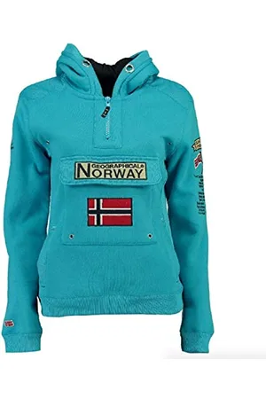 Geographical Norway Gymclass Felpa Sportiva con Cappuccio, , S Uomo