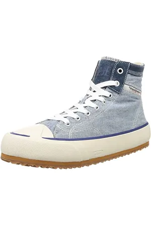 Diesel Principia, Sneakers Uomo, Light Blue/Vintage Indigo-H8955 High, 42 EU