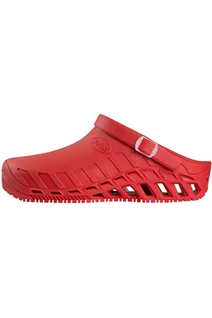 Scholl Clog Evo - Zoccoli Sanitari Professionali per Uomo o Donna, Ultra Leggeri, Comodi e Traspiranti, con Suola Antiscivolo, Soletta in Memory Removibile e Cinturino Rotante