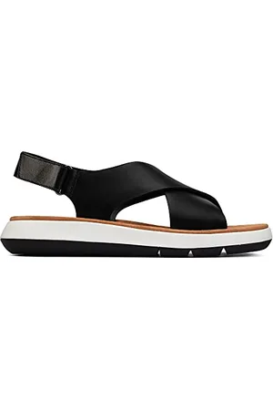 Clarks Jemsa Cross, Sandali Donna, Nero (Nero Black Leather), 35.5 EU