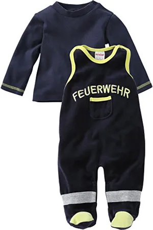 Playshoes Set pagliaccetto Nicki Fire Department Brandweer Unisex - Bambini e ragazzi, , 68