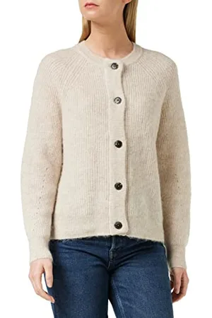 SELECTED SLFLULU LS Knit Short Cardigan Noos, , L Donna