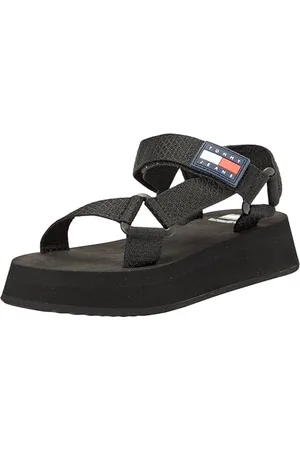 Tommy Hilfiger Sandali Donna Estivi, (Black), 39