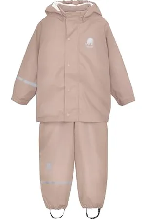 CeLaVi Zweiteiliger Regenanzug in Vielen Farben, Giacca Impermeabile Bambina, (Misty Rose 524), 140