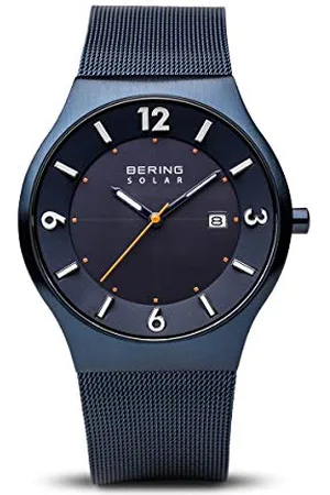 Bering Orologio da Polso da Uomo, Analogico, con Cinturino in Acciaio Inox e Vetro Zaffiro