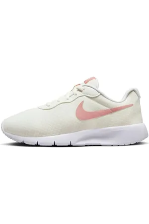 Nike Tanjun Go (GS), Sneaker, Summit White/Red Stardust-Red STARD, 38 EU