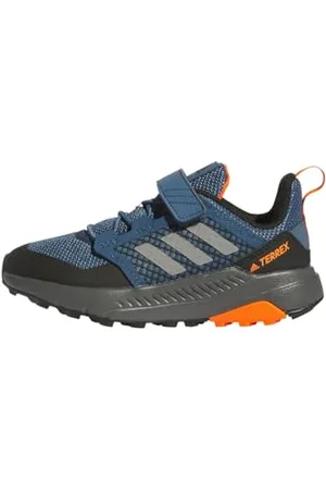 adidas Terrex Trailmaker Hiking Shoes, Scarpe da Trekking, Wonder Steel/Grey/Impact Orange, 28 EU