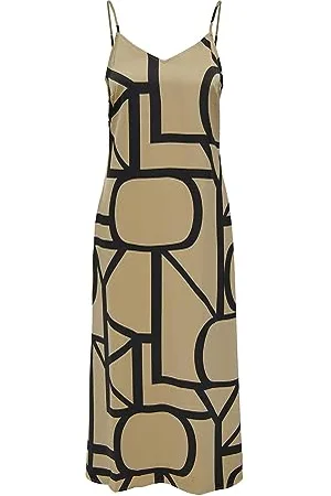 ONLY Onlamelia Midi Slip Dress Ptm Vestito, , S Donna