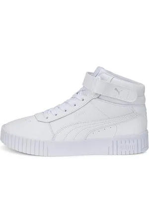 PUMA Carina 2.0 Mid, Sneaker Donna, White White Silver, 42 EU