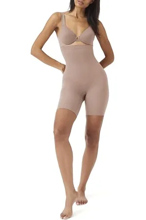 Spanx Higher Power Short, Pantaloncino Modellante Donna, (Cafeaulait), 1X
