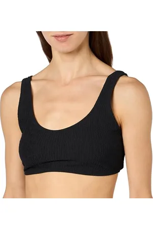 Champion Legacy Icons Swimwear W-Stretch Light Crinkle Nylon Top Parte Superiore del Bikini, , L Donna