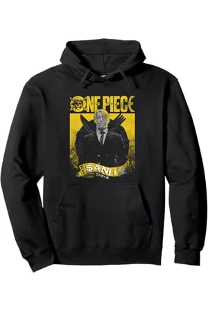 Onepiece Sanji Etched Portrait Felpa con Cappuccio