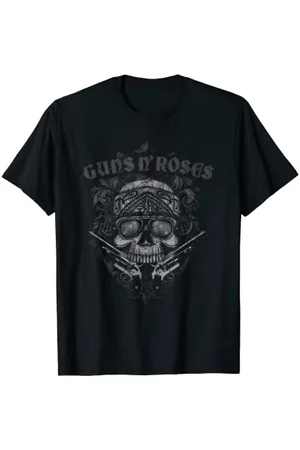 Guns N´Roses T-shirt floreale con teschio dei Guns N