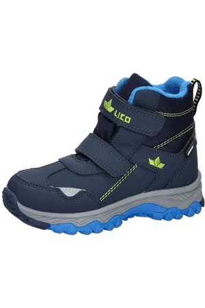 LICO Hanko V, Stivali Invernali Unisex-Bambini, Marine/Blau/Lemon, 30 EU