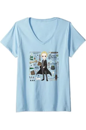 Harry Potter Draco Malfoy Features Maglietta con Collo a V