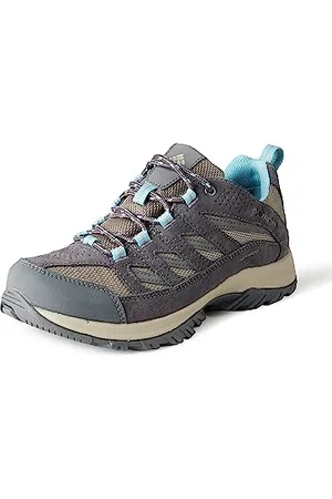 Columbia Crestwood WP, Scarpe da Trekking Basse Donna, Kettle/Dark Grey, 40.5 EU