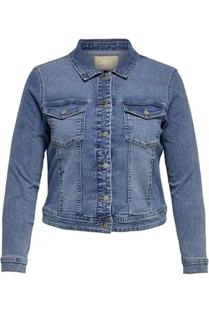 ONLY Carwespa LS Jacket Light Blue DNM Noos Giacchetto Denim, Mix Blu Chiaro, 3XL Donna