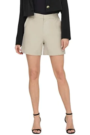 ONLY Onllana-Berry HW Pantaloncini TLR Noos, Pumice Stone, 50 Donna
