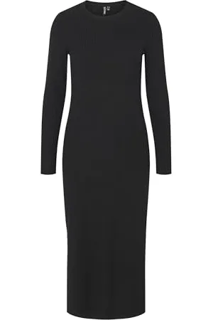 Pieces® Pckylie LS O-Neck Midi Dress Noos BC Keid, , S Donna
