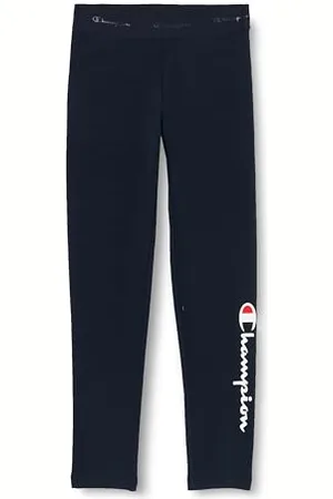 Champion Legacy American Classics G-Big Logo Light-Stretch Fleece Leggings, , 5-6 Anni Bambina