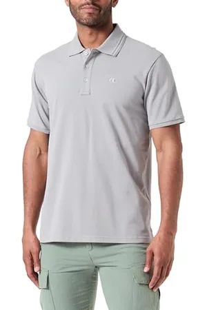 Champion Legacy Icons Tonal Polo Gallery-C-Logo S/S Crewneck, , M Uomo