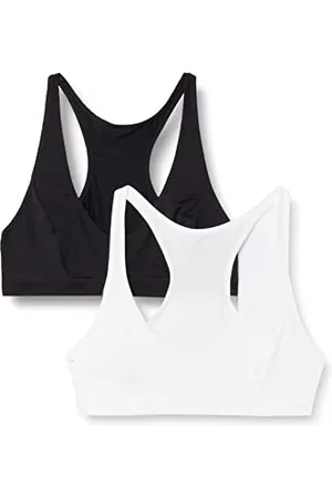 Dim Reggiseno Brassiere Sport Micro Bambina x2, Nero/Bianco, 16 Anni