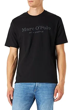 Marc O’ Polo Marc OߴPolo Uomo T-Shirt in Cotone bio con Scollo Rotondo, (Black), 3XL