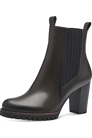 Marco Tozzi Stivaletti Chelsea Donna in Pelle con Tacco, , 39 EU